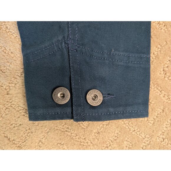 NWT J. Crew Wallace & Barnes Chore Jacket Mens Small Teal Turquoise 100% Cotton - Picture 6 of 10